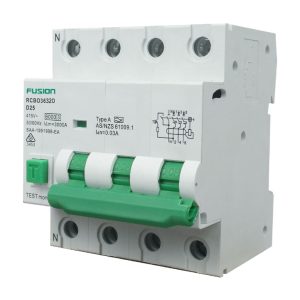 RCBO 3P+N 6kA 415V 32A D Curve