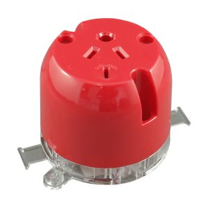 4 pin plug base red