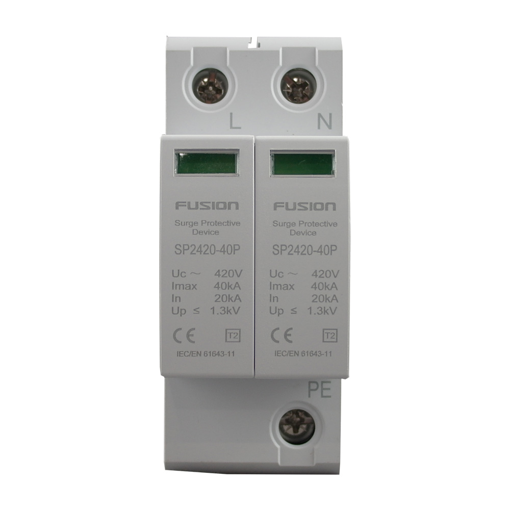 Surge Protector 2P 420V 40kA Type 2 L-NPE