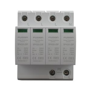 Surge Protector 4P 320V 20kA Type 2 + Type 3 L-L-L-N-PE