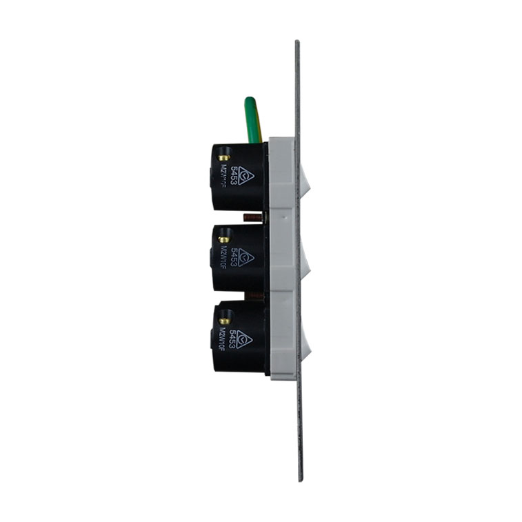 Stainless Steel Light Switch 6 Gang Vertical - Image 3