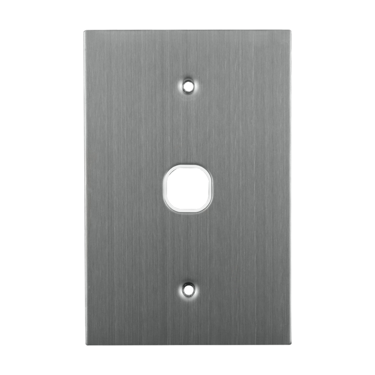 Stainless Steel Grid Plate 1 Gang
