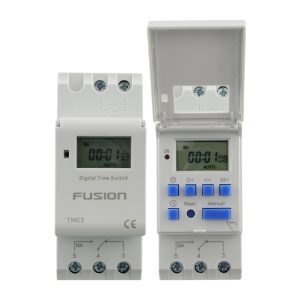 Din Rail Mount Timer Electronic 2 Pole