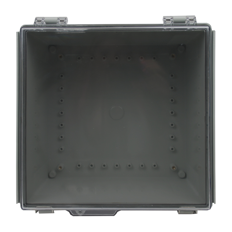 IP65 Weatherproof Enclosure 300 x 300 x 180mm Clear Hinged Cover - Image 2